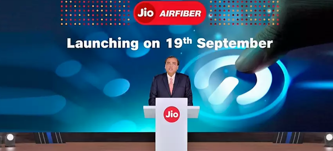 Reliance Jio to Launch Jio AirFiber 5G in India on September 19 Reliance Jio to Launch Jio AirFiber 5G in India on September 19