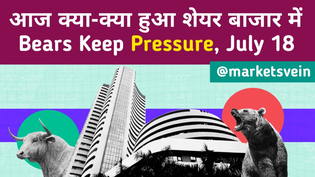 Nifty Trades in Narrow Range Bears Keep Pressure July 18